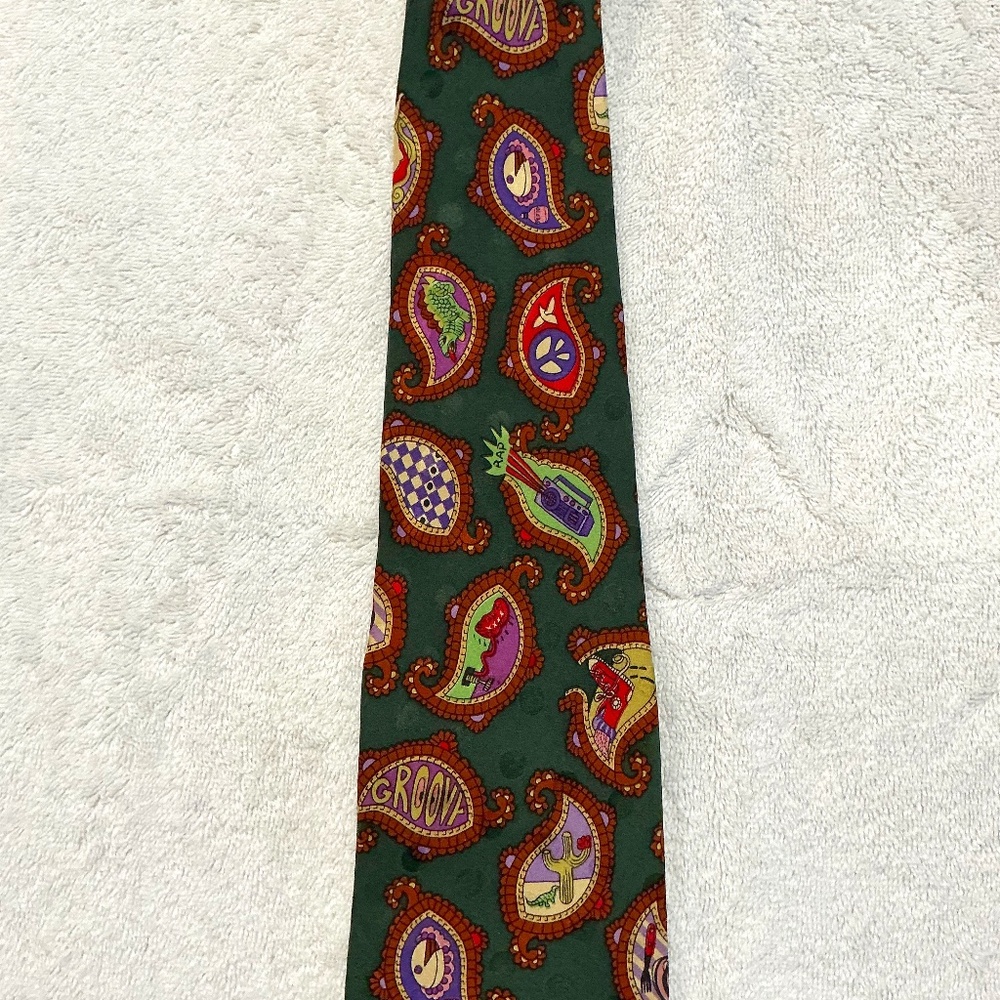 Vintage Nicole Miller "groovy" 60's Tie